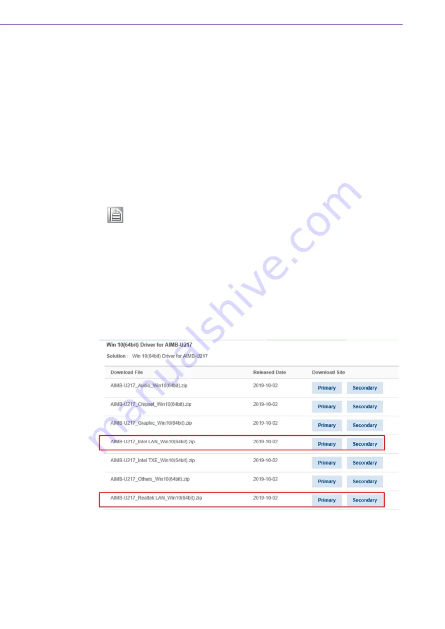 Advantech AIMB-U217 Скачать руководство пользователя страница 80
