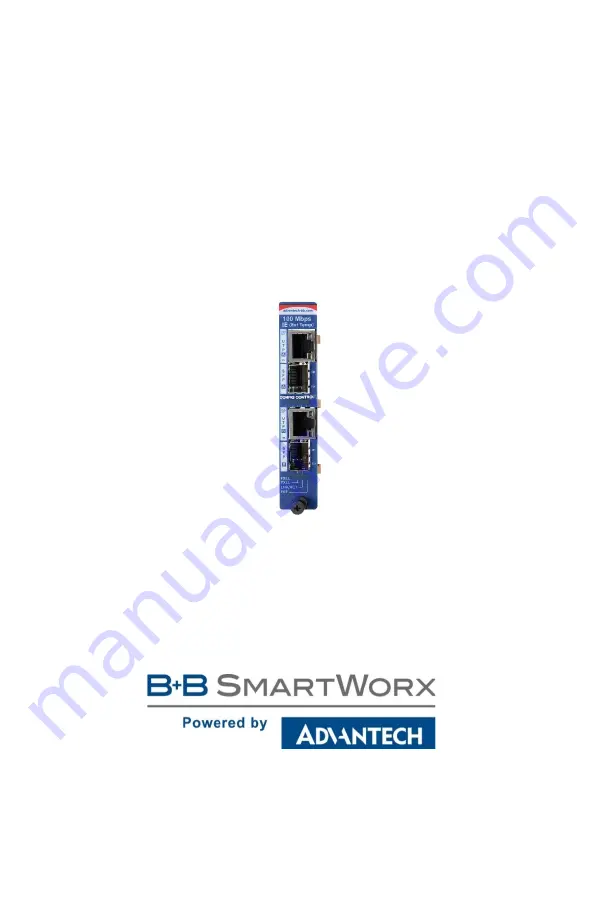 Advantech B+B SmartWorx IE-iMcV-2xLIM Скачать руководство пользователя страница 1