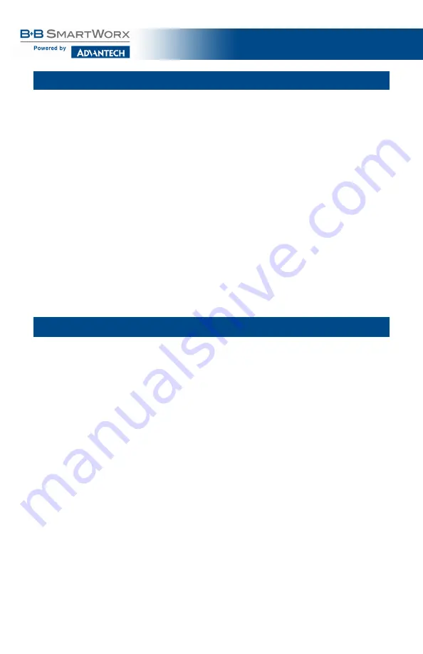 Advantech B+B SmartWorx IE-iMcV-2xLIM User Manual Download Page 5