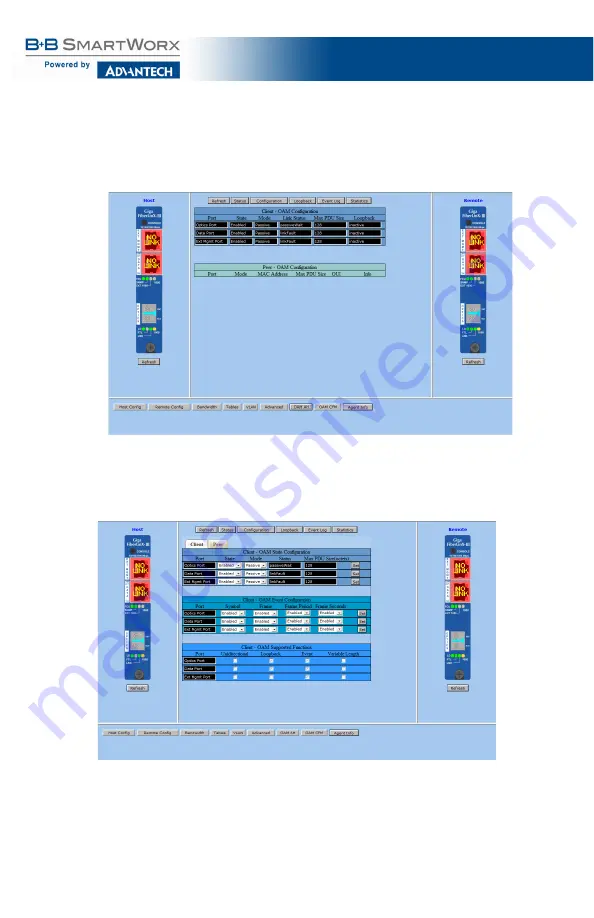 Advantech B+B SmartWorx IMcV-Giga-FiberLinX-III User Manual Download Page 50