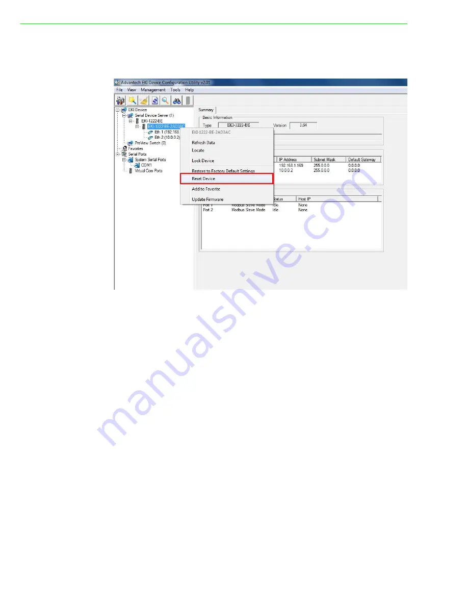 Advantech EKI-1221 User Manual Download Page 48