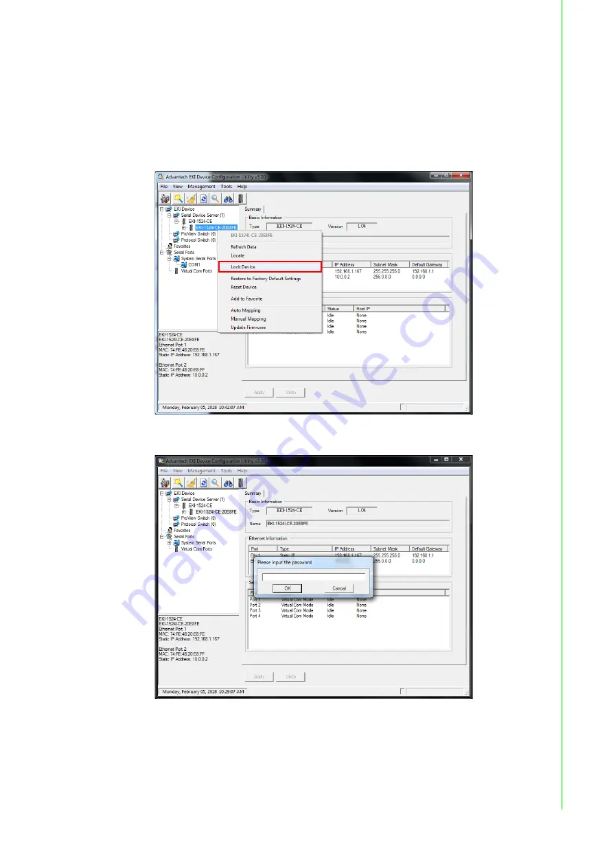 Advantech EKI-1500-CE Series Скачать руководство пользователя страница 40