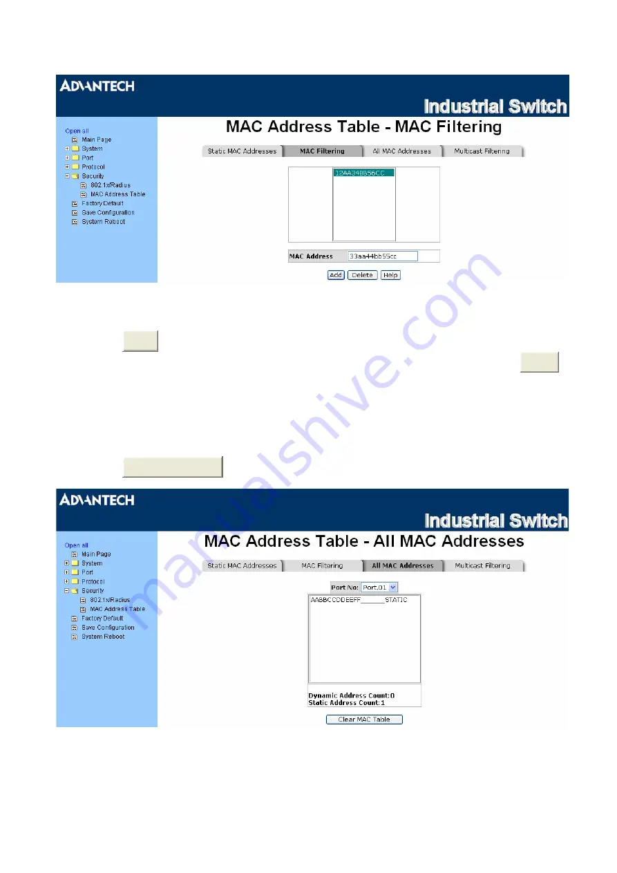 Advantech EKI-6558TI Скачать руководство пользователя страница 94