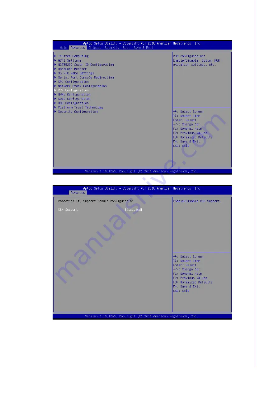 Advantech EPC-U2117 User Manual Download Page 55