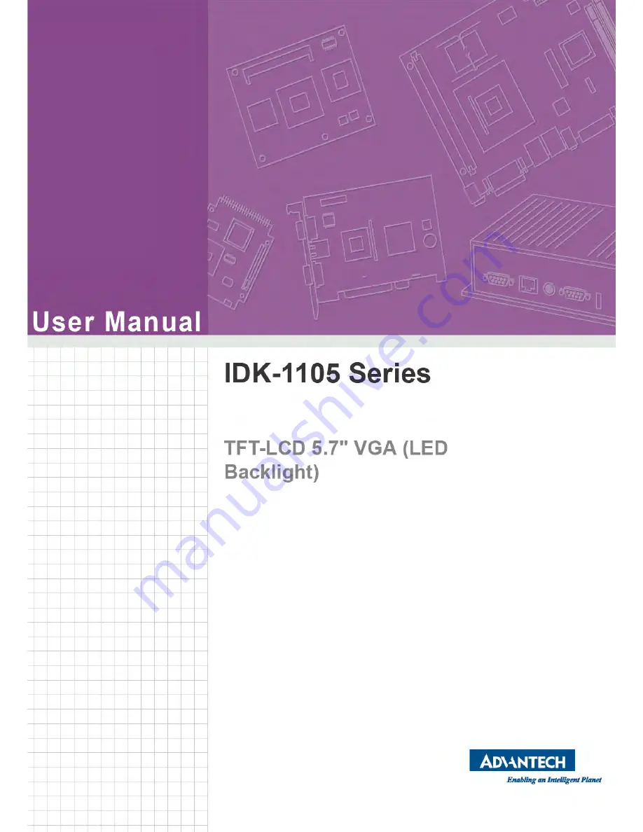 Advantech IDK-1105 Series Скачать руководство пользователя страница 1