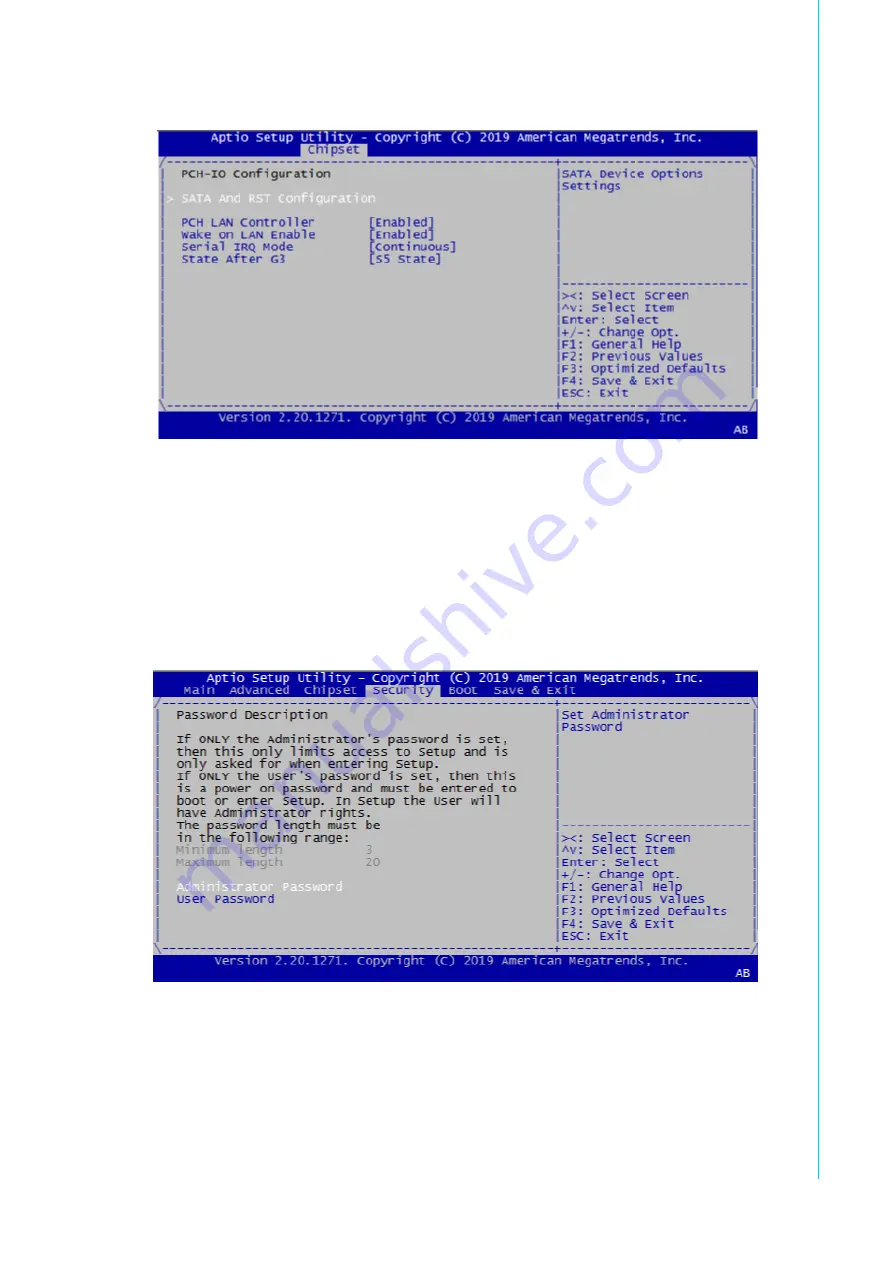 Advantech ITA-3650G Series User Manual Download Page 109