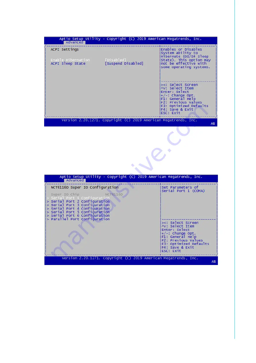 Advantech ITA-3650G Series User Manual Download Page 163