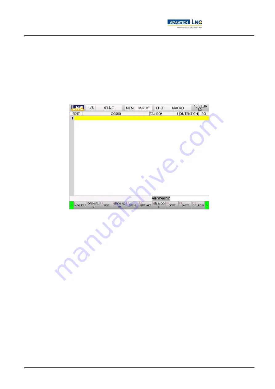 Advantech LNC M5800 Series Operation Manual Download Page 54