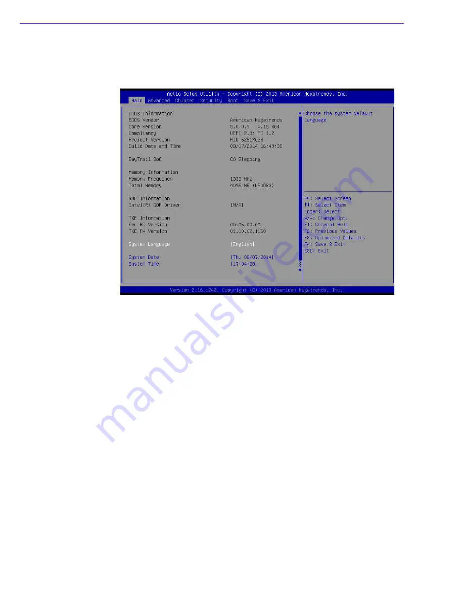 Advantech MIO-5251 User Manual Download Page 23