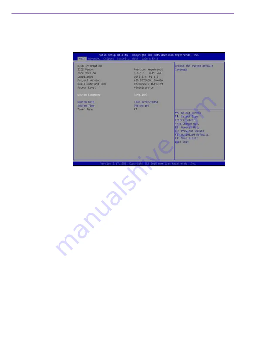 Advantech MIO-5272 User Manual Download Page 25