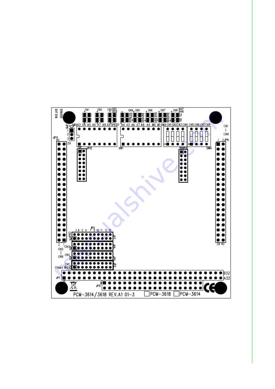 Advantech PCM-3618 Скачать руководство пользователя страница 11