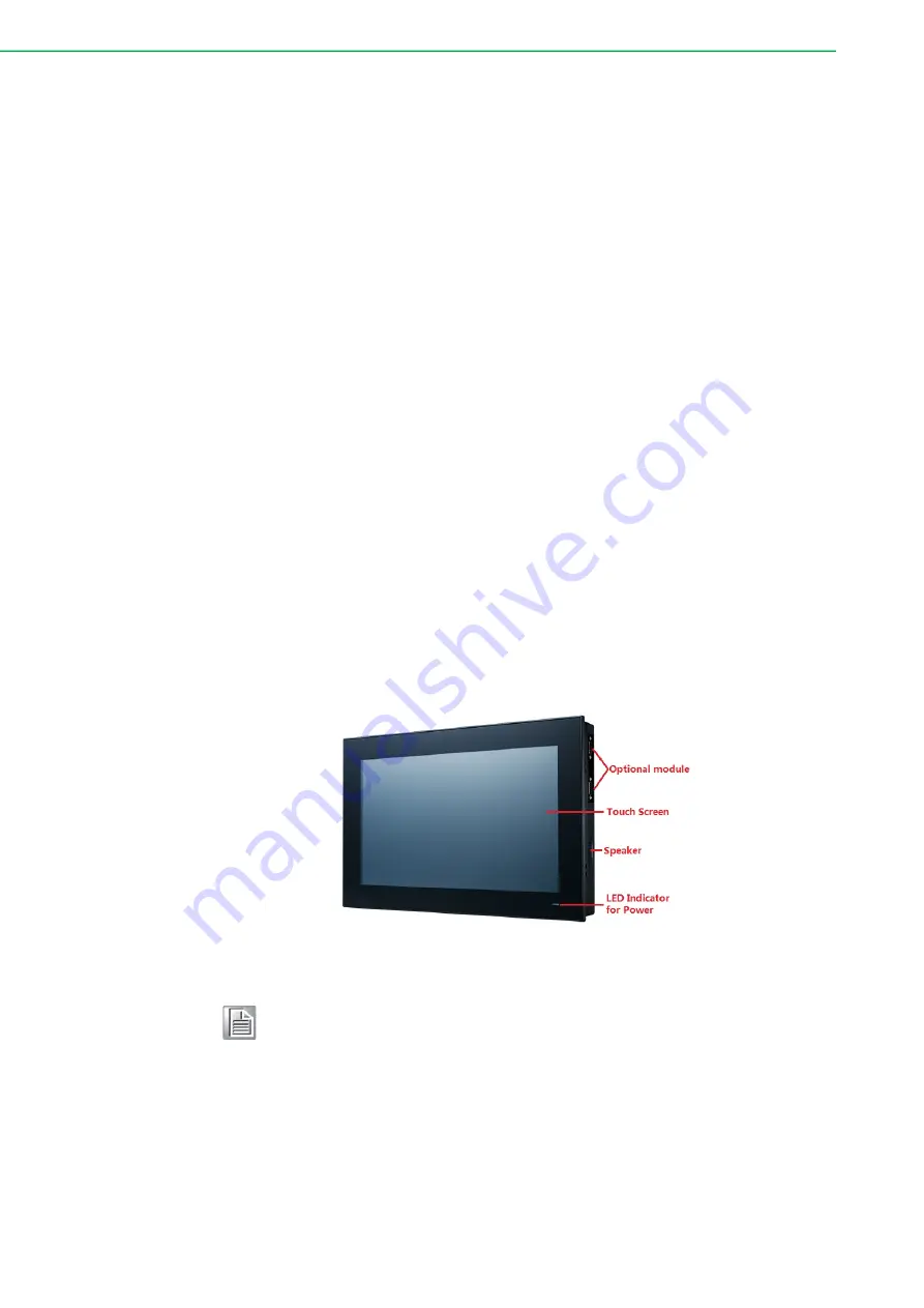 Advantech PPC-3211W User Manual Download Page 12