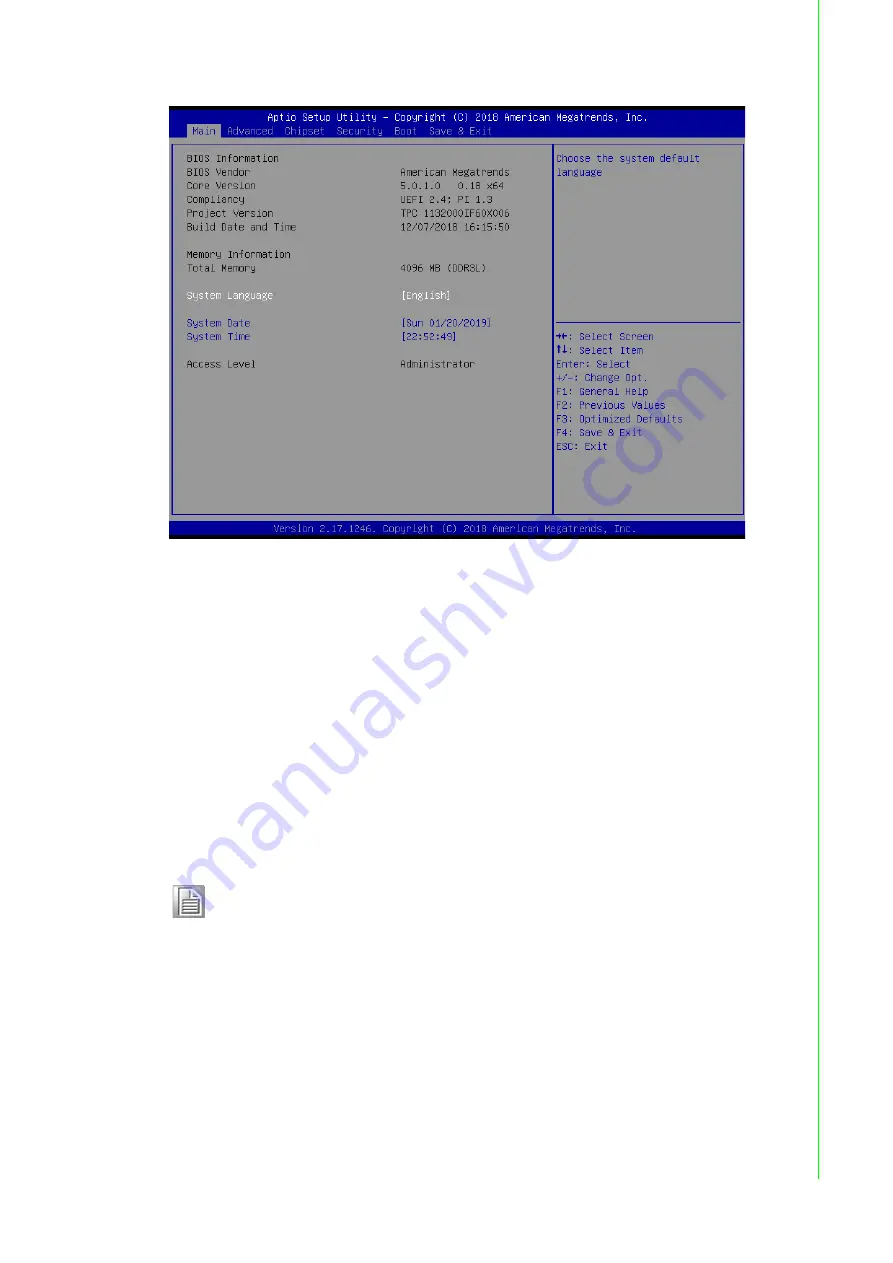 Advantech TPC-1251T-E3BE User Manual Download Page 63