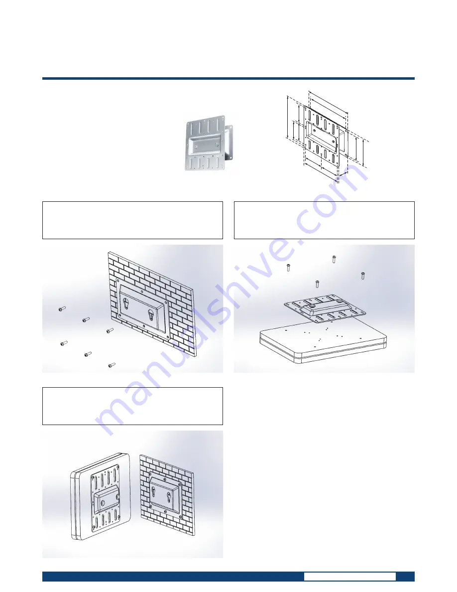 Advantech UTC-WALL-MOUNT1E Installation Manual Download Page 2