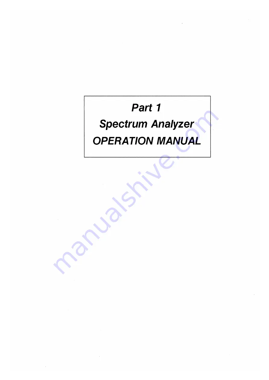 advantest corporation u3641 Operation Manual Download Page 17