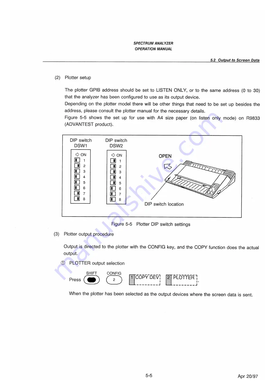 advantest corporation u3641 Operation Manual Download Page 71