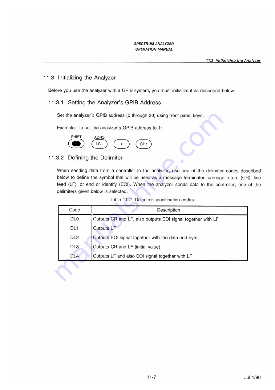 advantest corporation u3641 Operation Manual Download Page 357