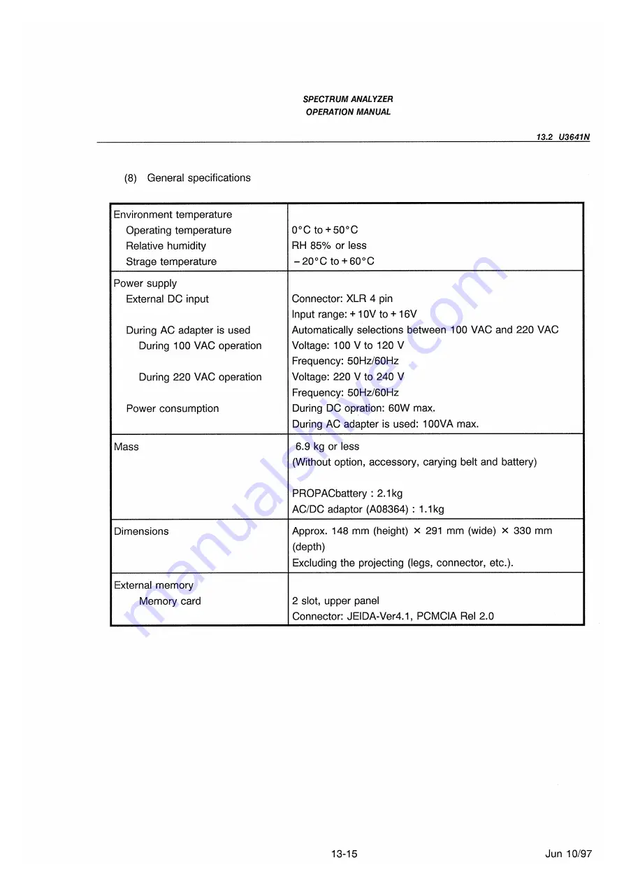 advantest corporation u3641 Скачать руководство пользователя страница 427