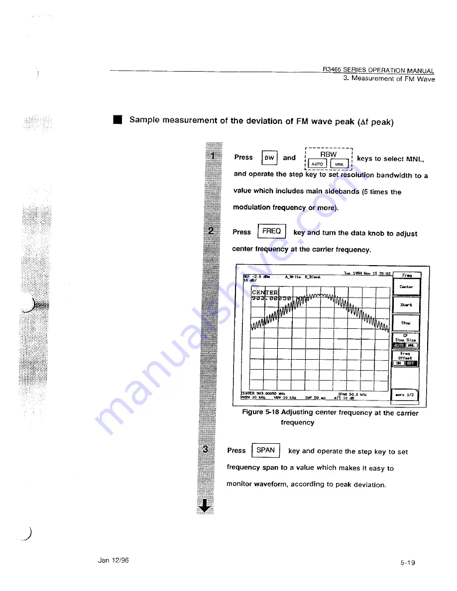 ADVANTEST R3465 Series Operation Manual Download Page 93