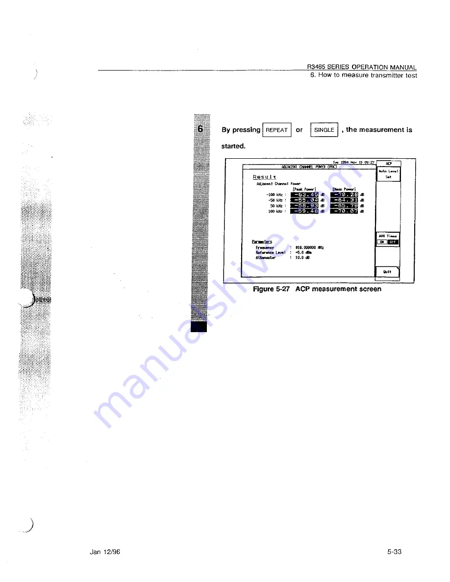 ADVANTEST R3465 Series Скачать руководство пользователя страница 107