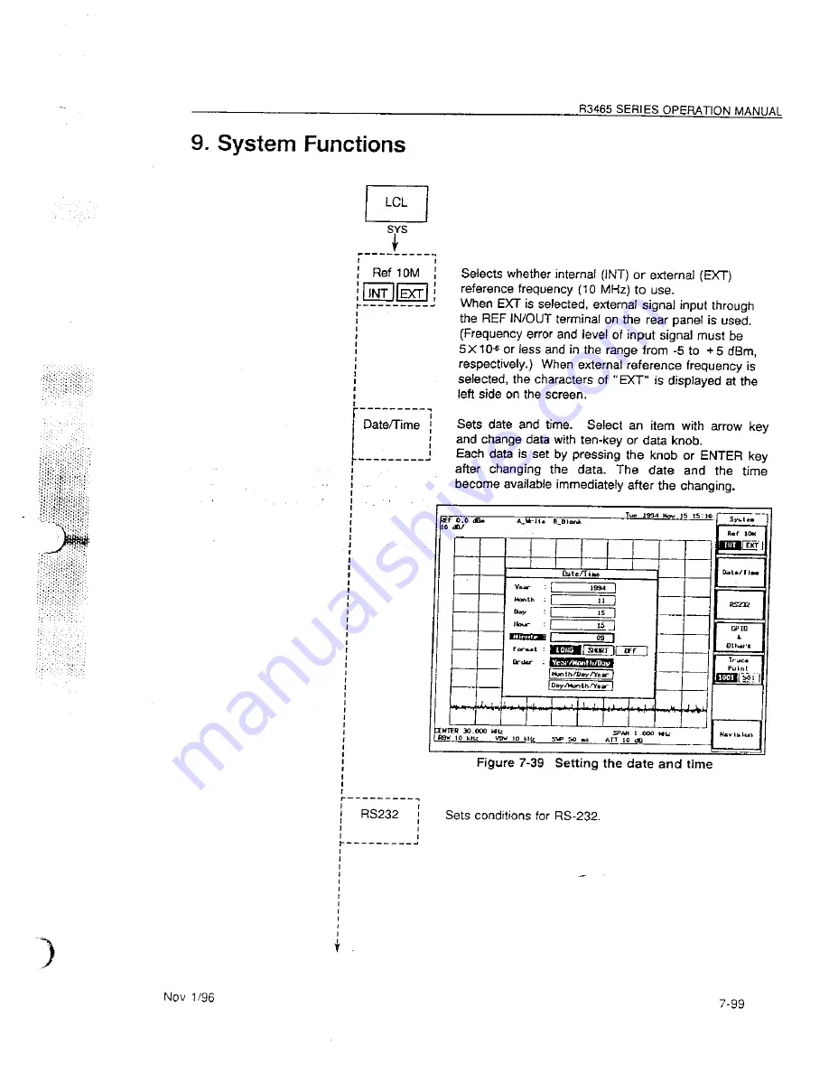 ADVANTEST R3465 Series Operation Manual Download Page 237