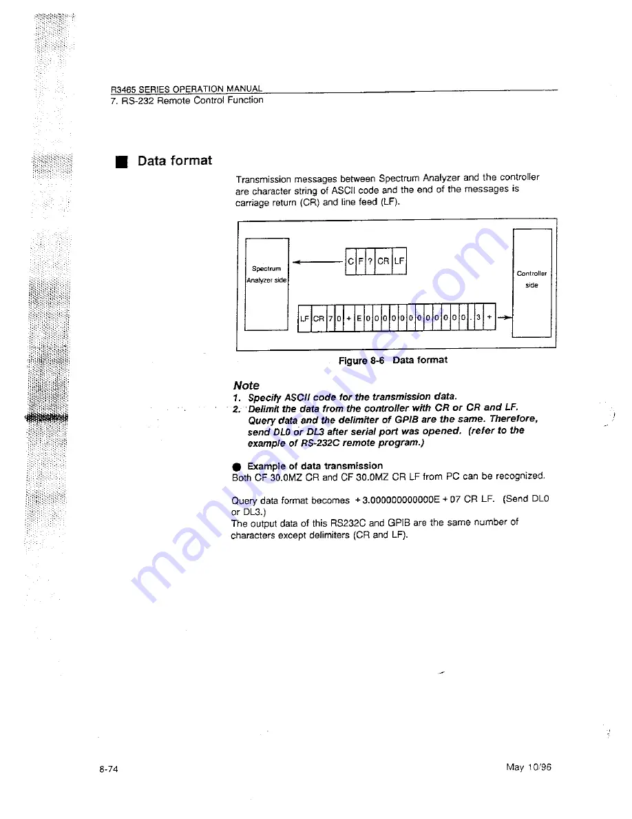 ADVANTEST R3465 Series Скачать руководство пользователя страница 314