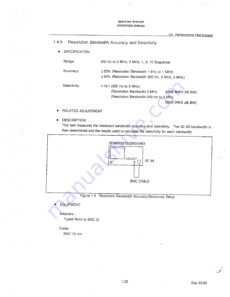 ADVANTEST R3465 Series Operation Manual Download Page 418