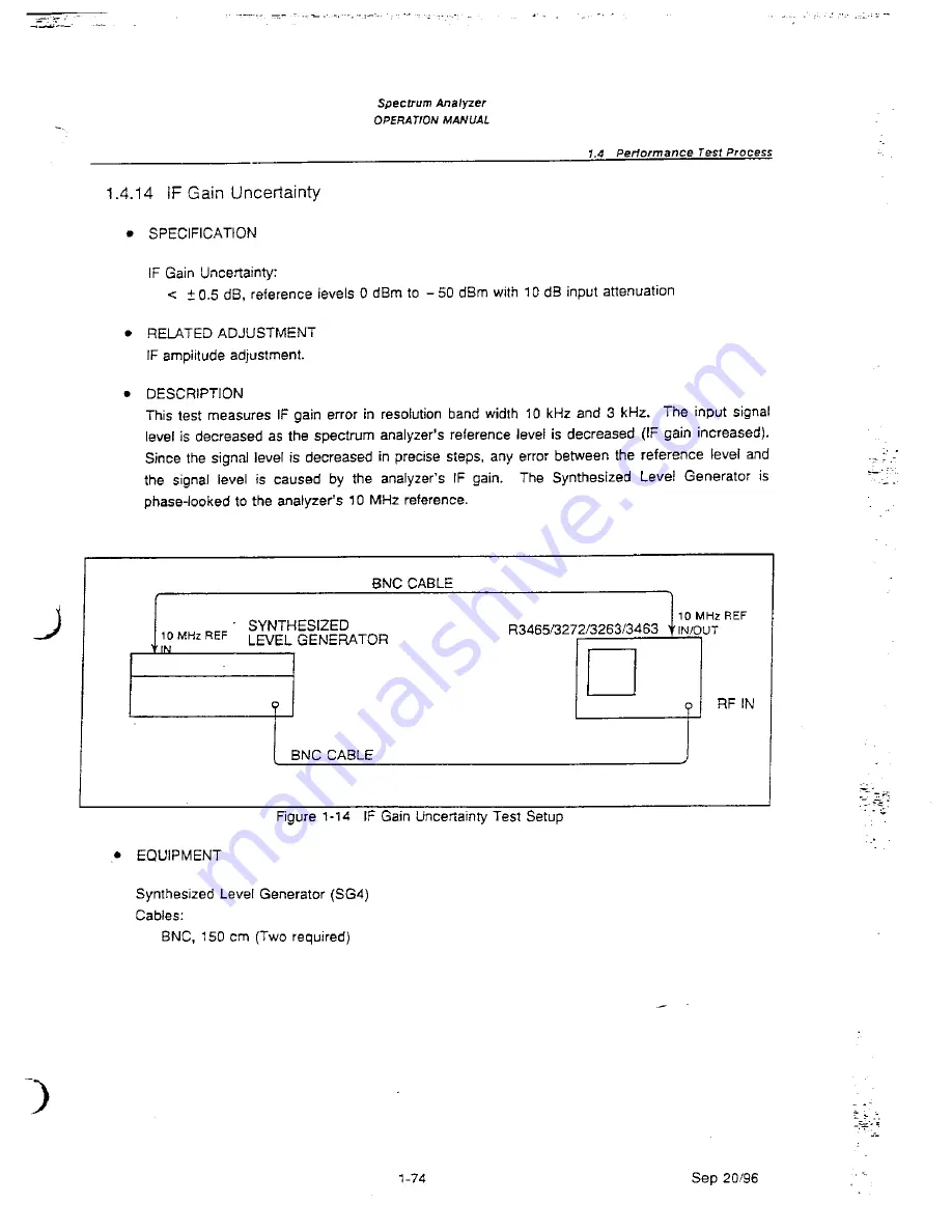 ADVANTEST R3465 Series Скачать руководство пользователя страница 470