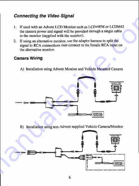 Advent CAMTRK Installation Manual Download Page 6