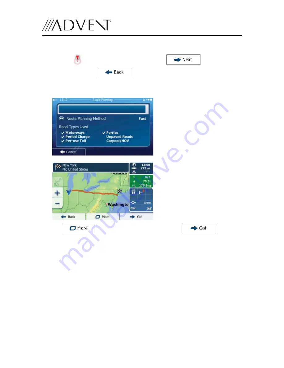 Advent UV630I Operating Instructions Manual Download Page 88