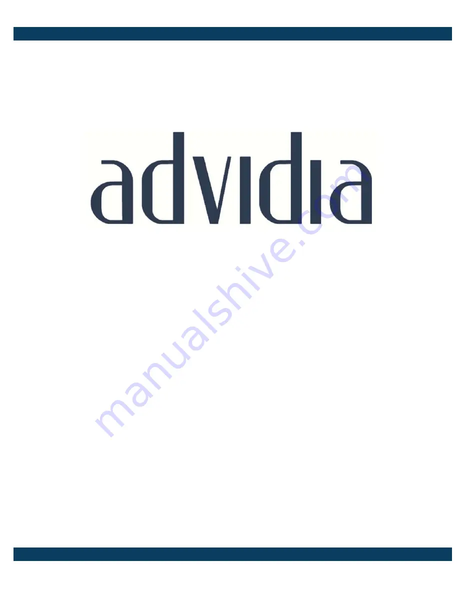 advidia B-38-V Hardware Manual Download Page 1