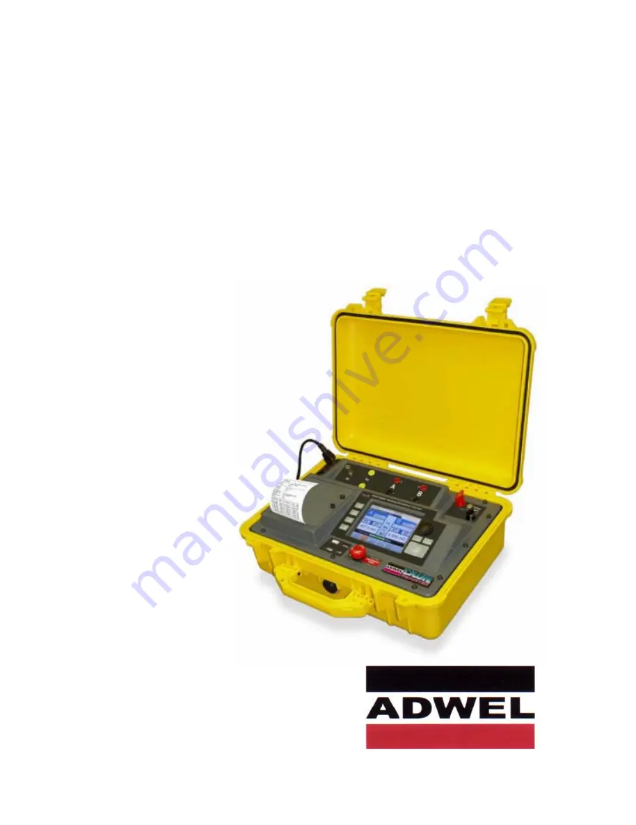 ADWEL DWR-10 Reporter User Manual Download Page 1