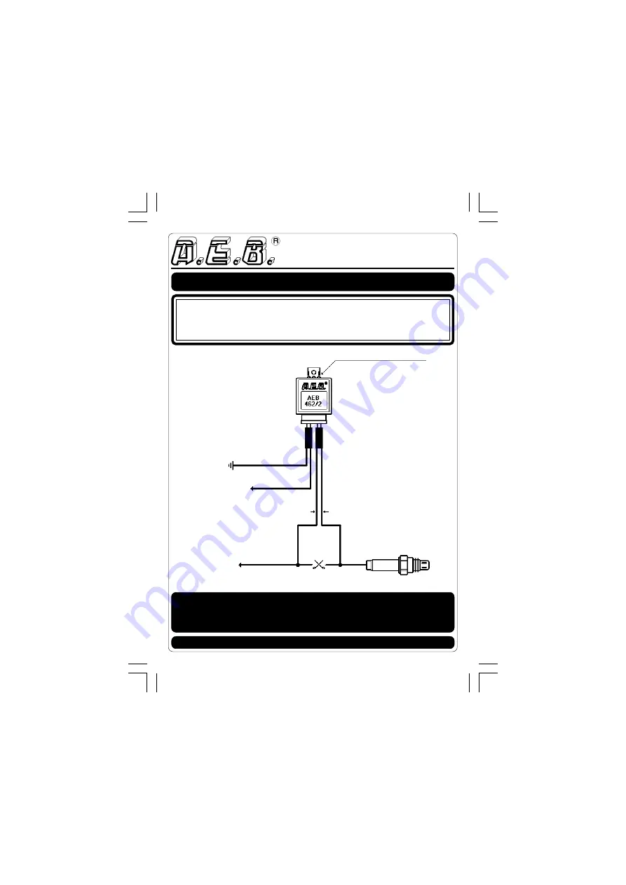 AEB 462/2 Fitting Instructions Manual Download Page 6