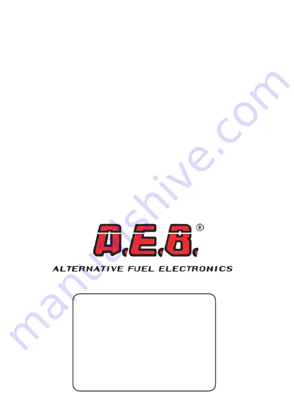 AEB AEB170TC Fitting Instructions And Guarantee Workbook Download Page 56