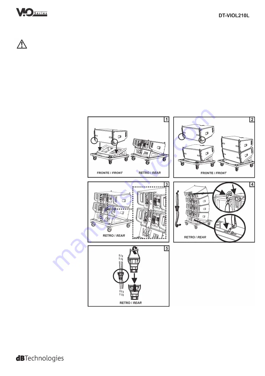 AEB dB Technologies VIO Series Operating Instructions Download Page 3