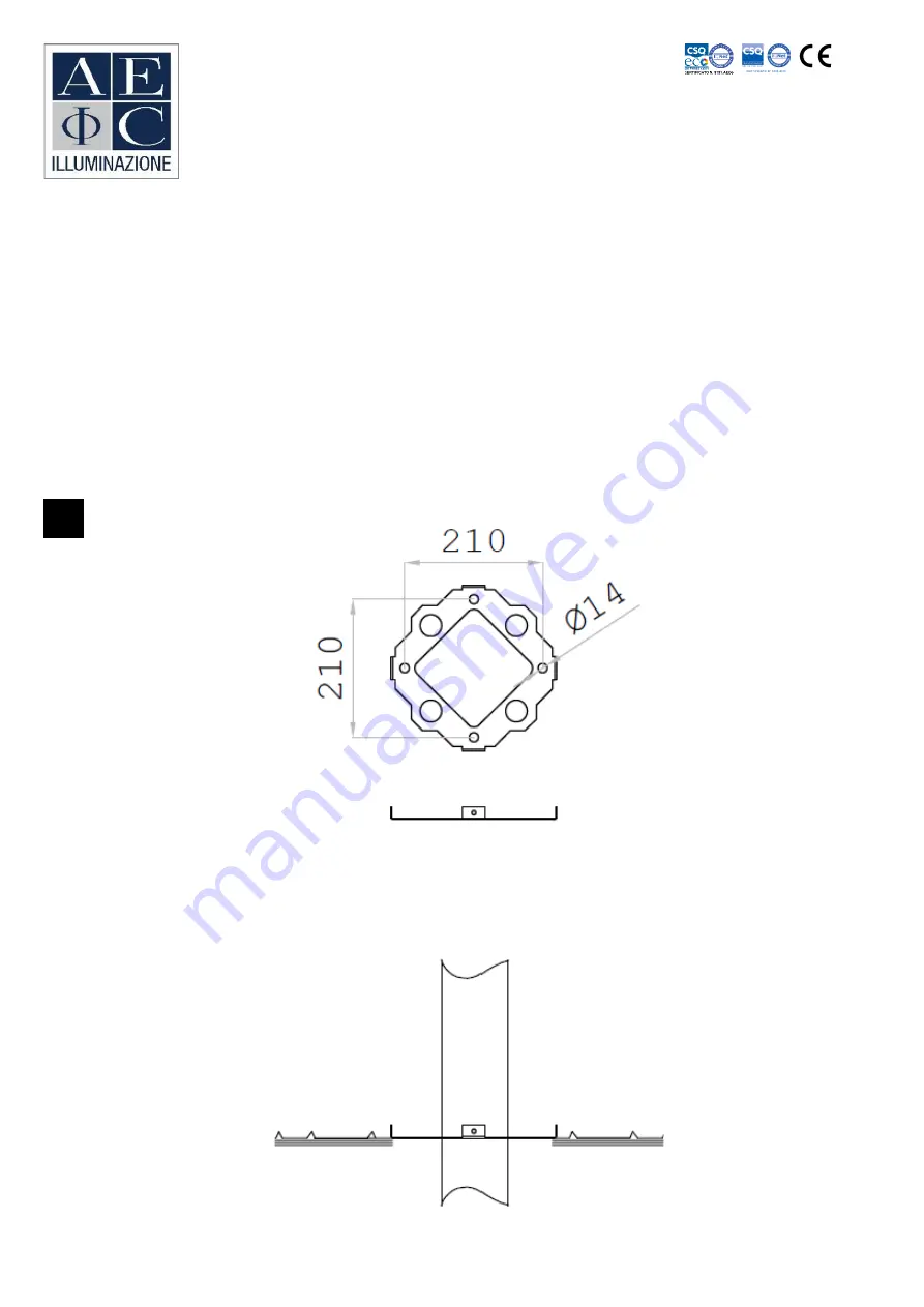 AEC ILLUMINAZIONE BASE BA/1 Mounting Instructions Download Page 7