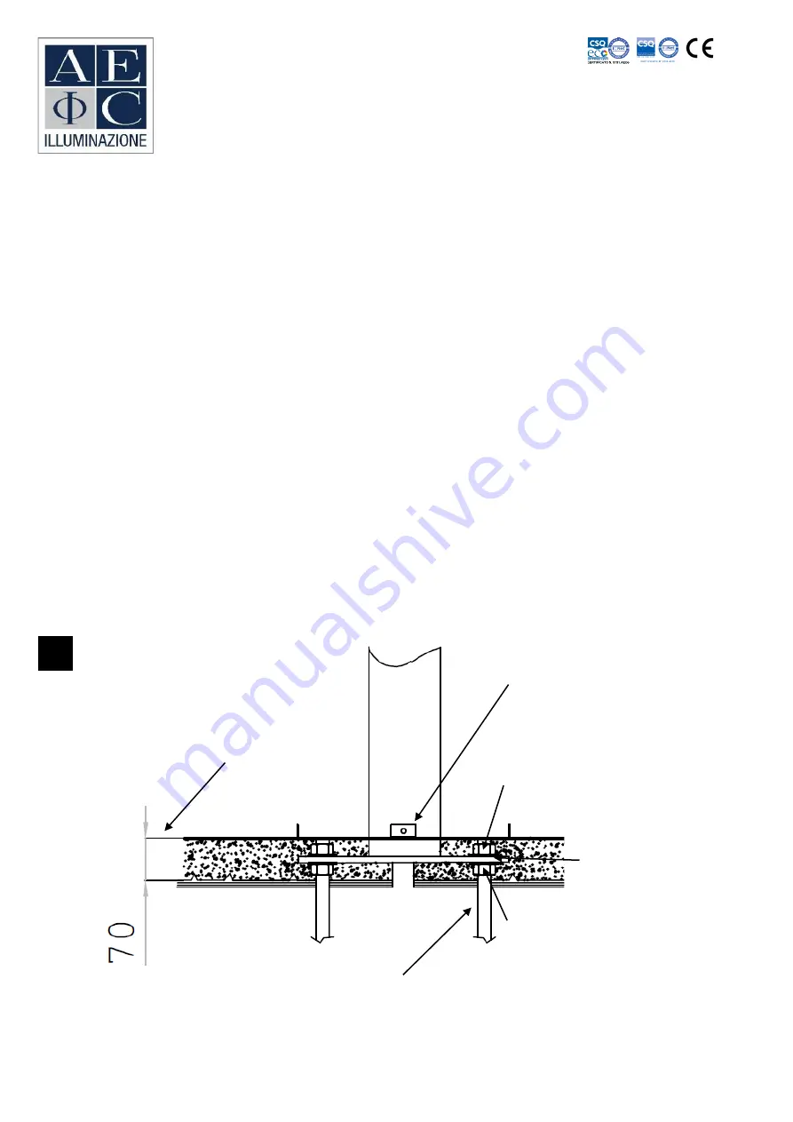 AEC ILLUMINAZIONE BASE BA/1 Mounting Instructions Download Page 11