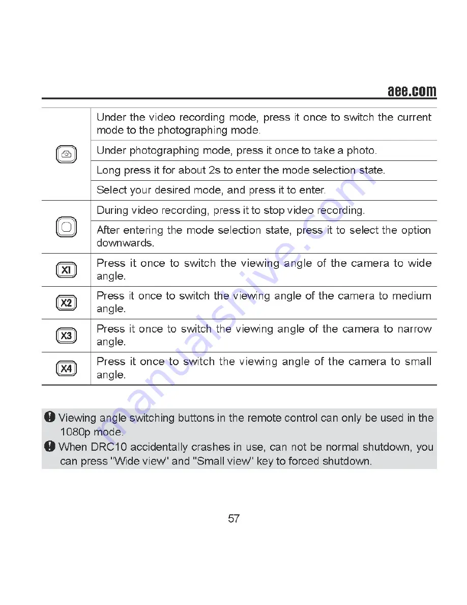 AEE S71 MagiCam User Manual Download Page 63