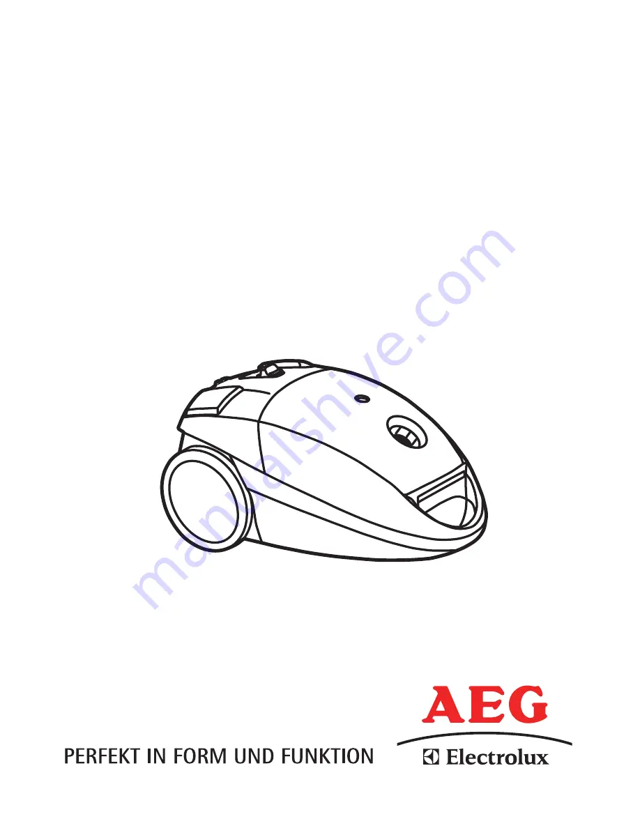 AEG Electrolux ELECTROLUX 460 Operating Instructions Manual Download Page 1