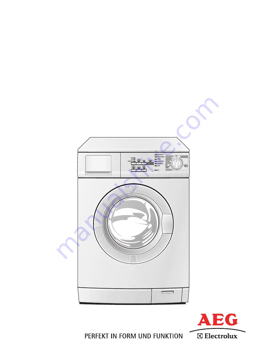 AEG Electrolux LAVAMAT 62825 Скачать руководство пользователя страница 1