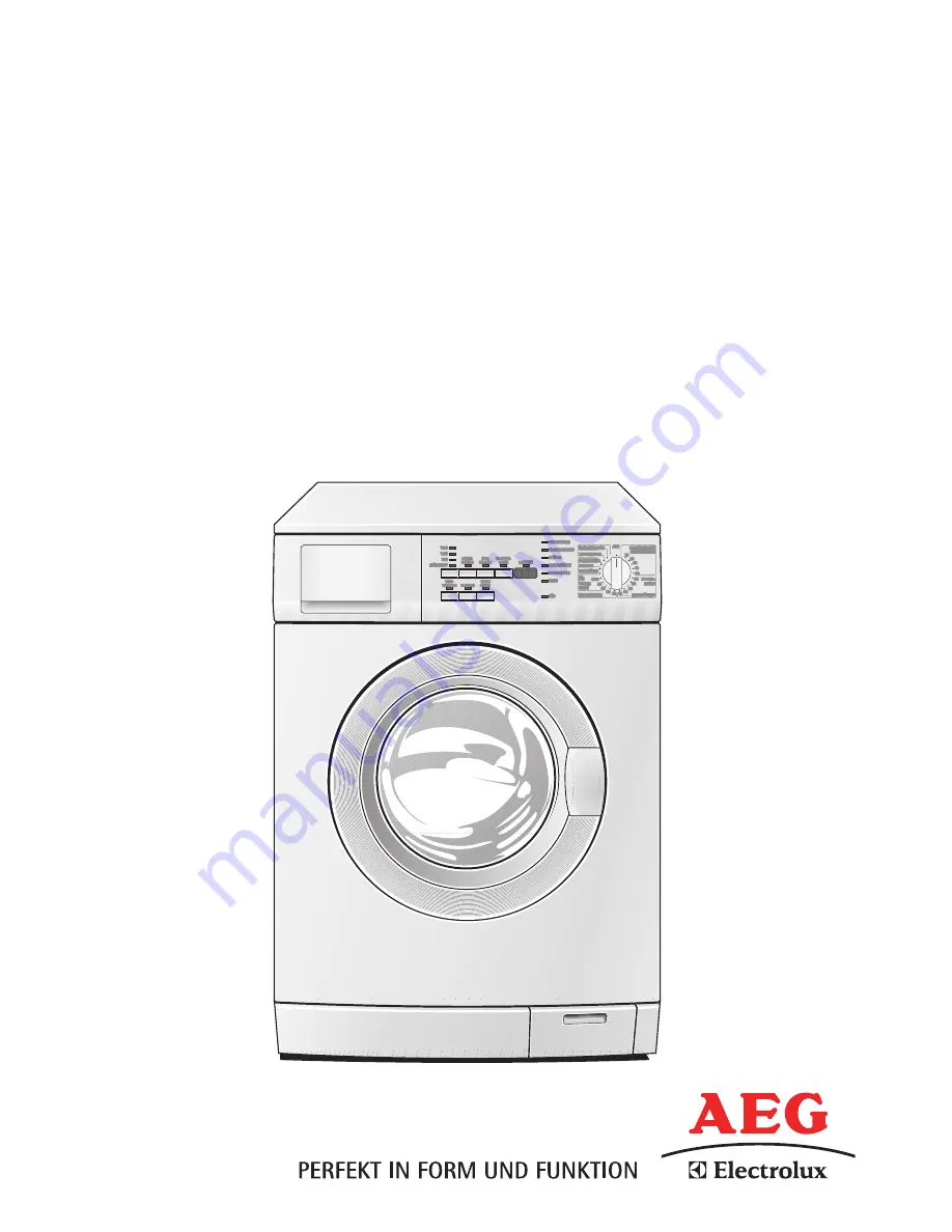 AEG Electrolux LAVAMAT 64819 Скачать руководство пользователя страница 1