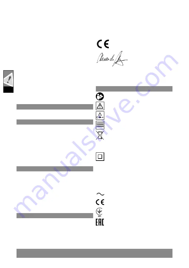 AEG 4935428260 Original Instructions Manual Download Page 47