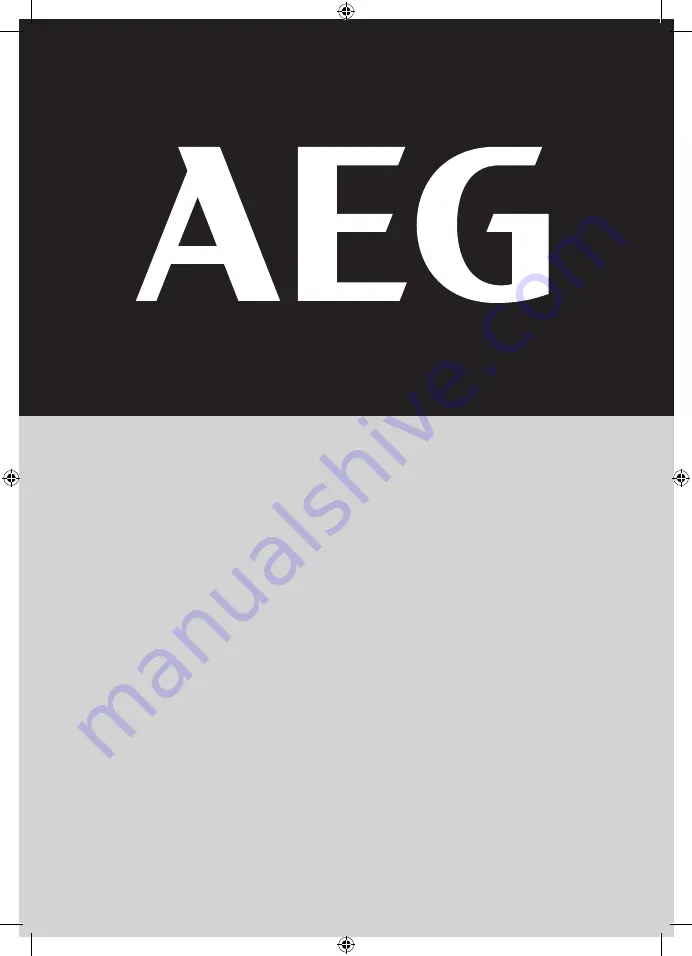 AEG A18FID Original Instructions Manual Download Page 12