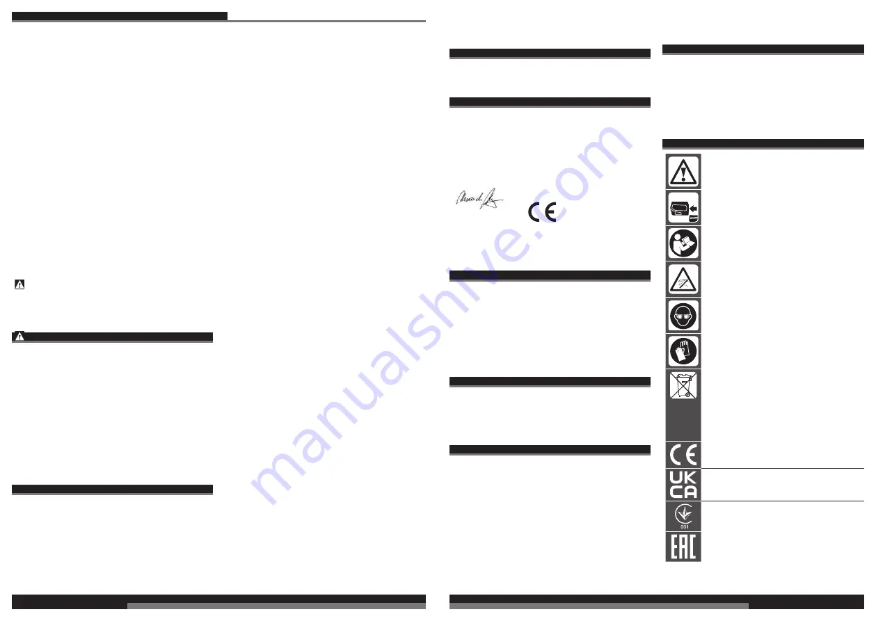 AEG M18 CBS125 Original Instructions Manual Download Page 16