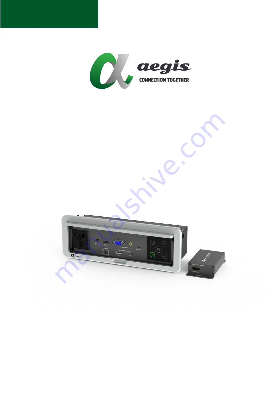 Aegis TAP-AV-1003 User Manual Download Page 1