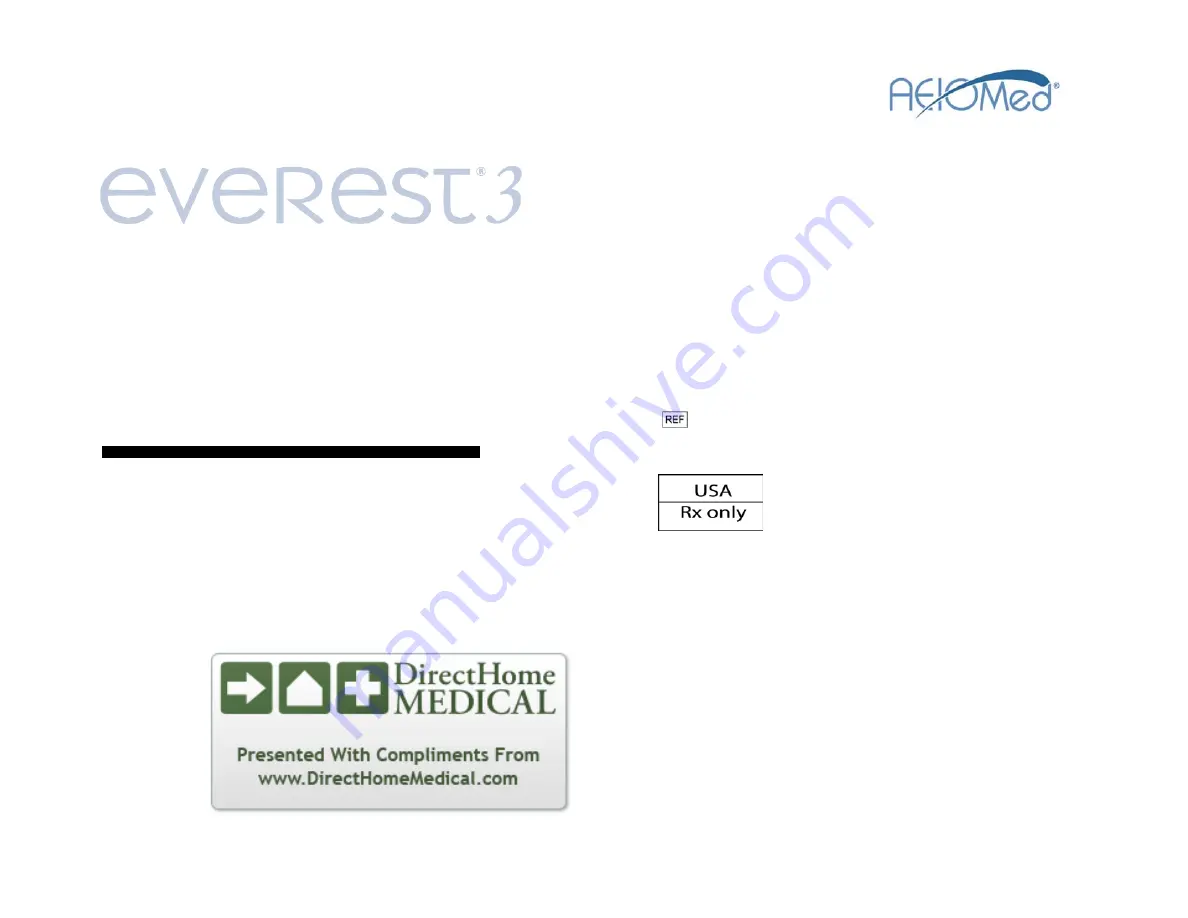 AEIOMed everest 3 Patient Manual Download Page 1