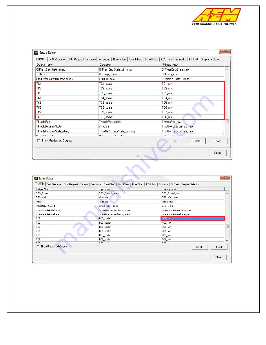 AEM RaceGrade RG EGT-8 Setup Manual Download Page 7