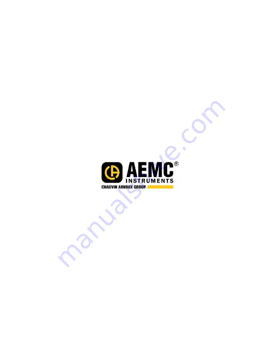 AEMC Simple Logger II CL601 User Manual Download Page 48