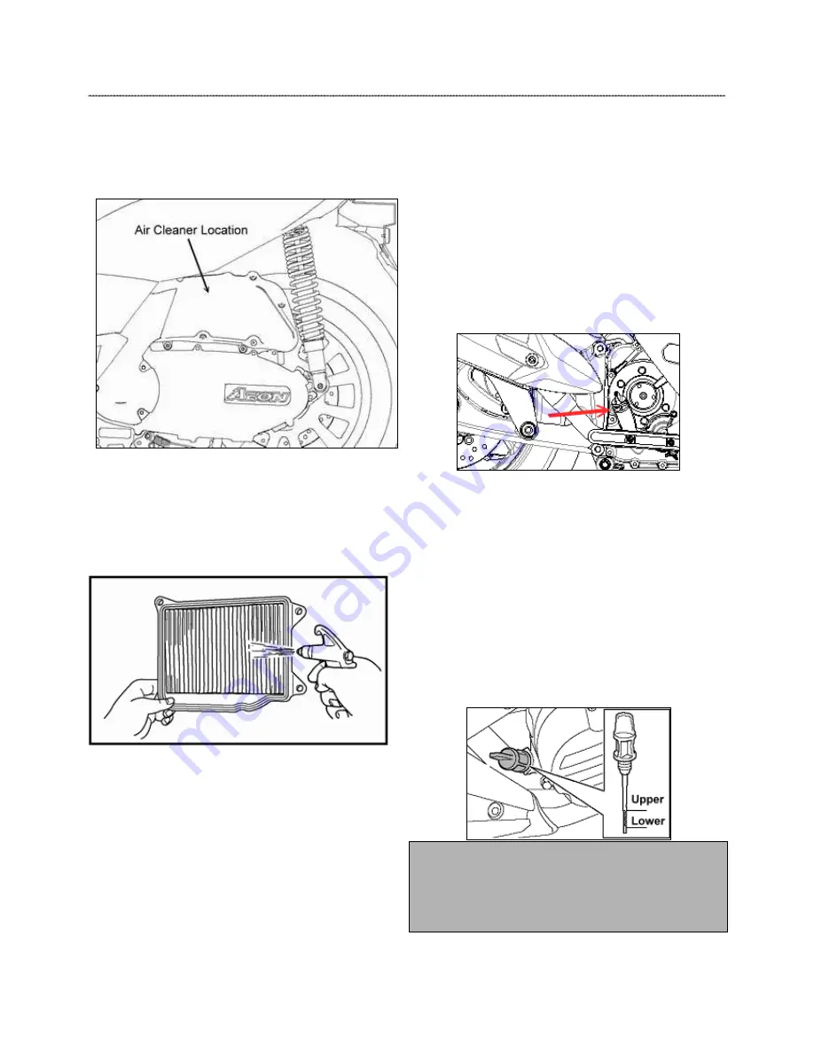 Aeon 350cc Service Manual Download Page 19