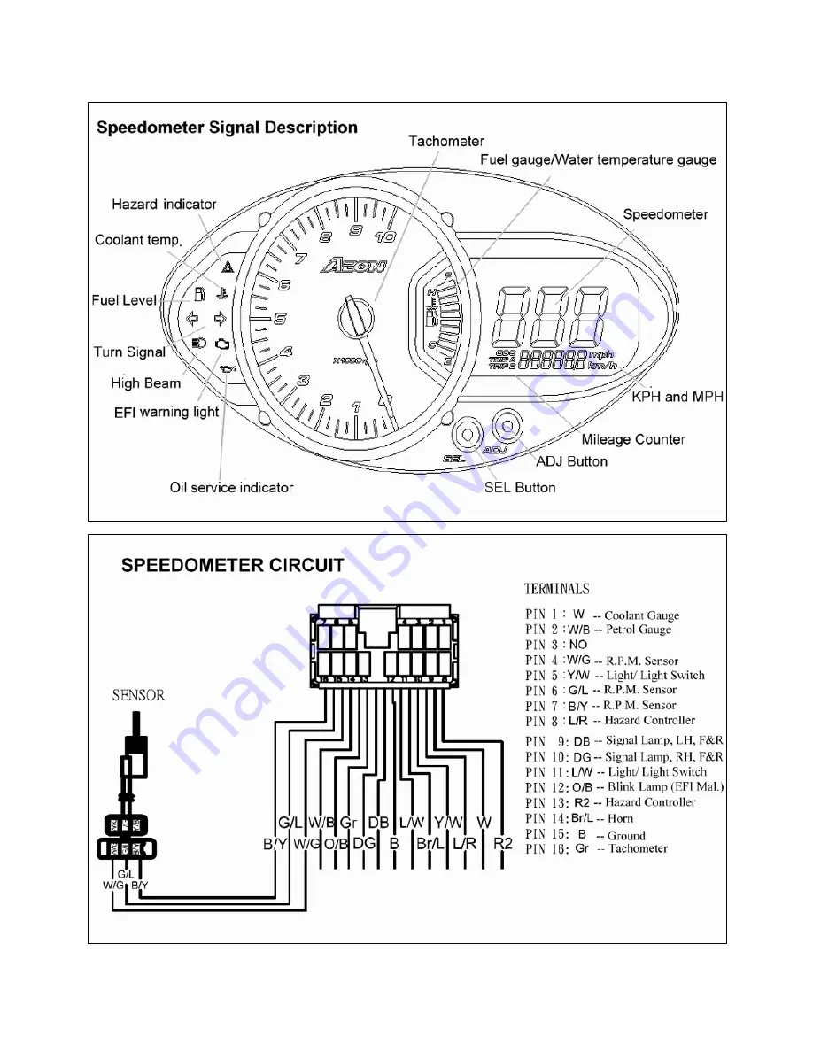 Aeon 350cc Service Manual Download Page 168